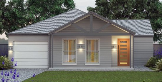 2 Bed+2 Bath House Plan:Hamptons 124.5