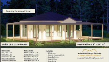 Country Farmstead Style house plan