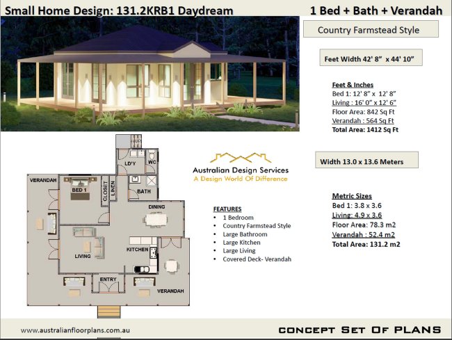 ranch style,house plan,1 bedroom house plan,country house plan,ranch house plan