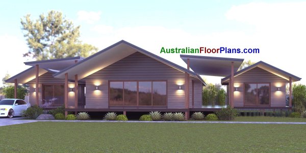 pavilion style kit homes