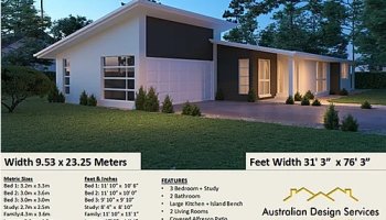 10 Metre Frontage House Design
