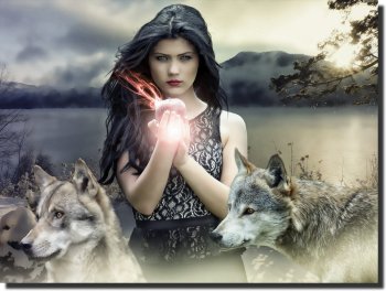 HOME DECOR gothic girl