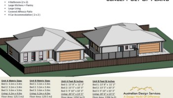 3 Bed X 3 Bed X 4 Bath | 6 Bed Duplex Plans