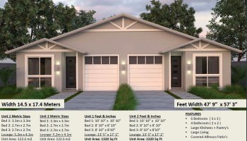 Farmhouse Duplex Design 