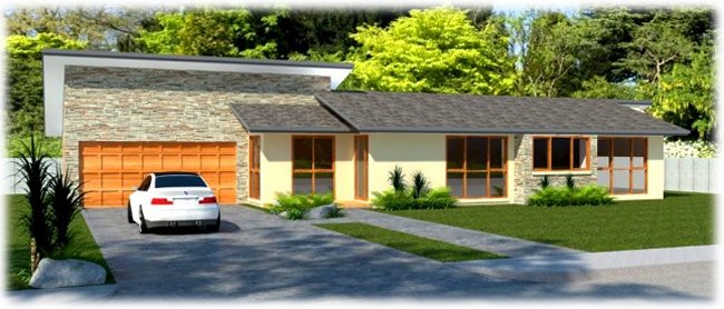 narrow lot 4 bedroom home design