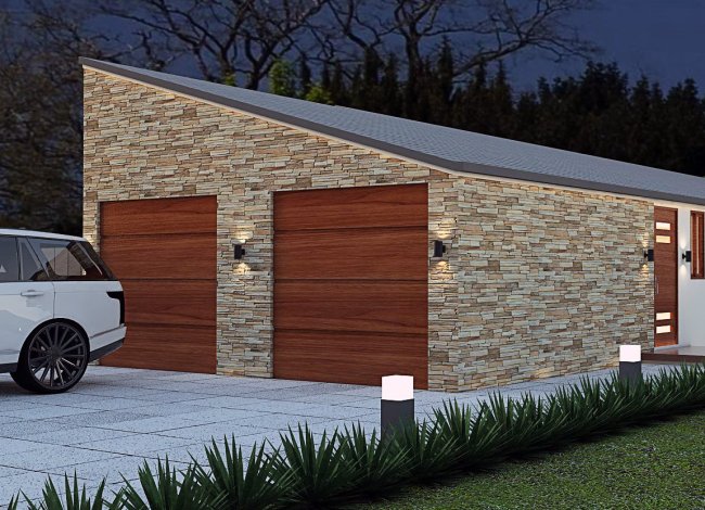 Narrow Lot Design Dual Key home Design