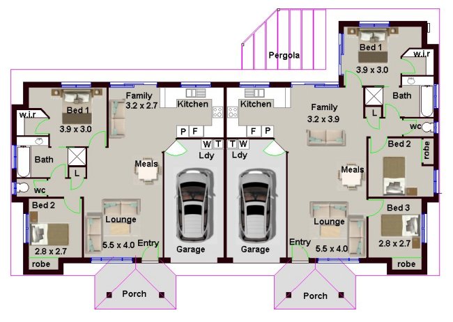 duplex designs