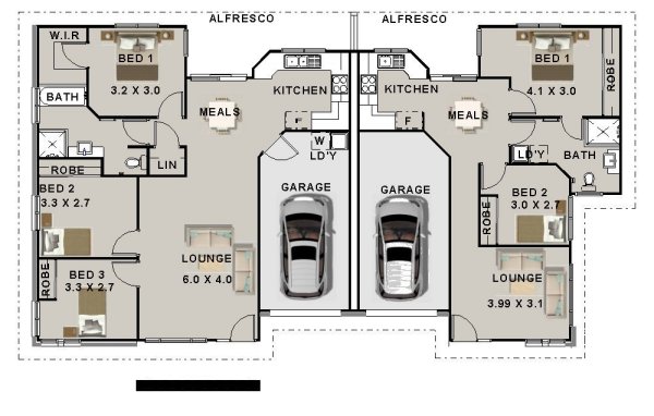 5 Bed Dual Key floor plans