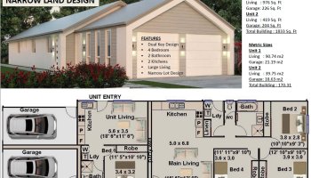 Narrow Land Dual Key Plan 171DU : 171.0 m2