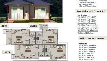 Small home with deck House Plan 