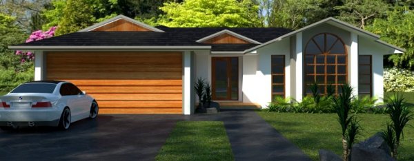 split level for sloping land