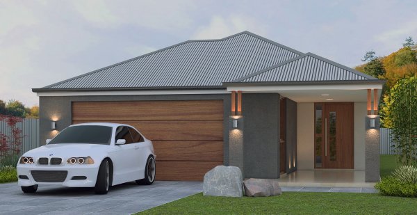  zero lot house plan narrow lot