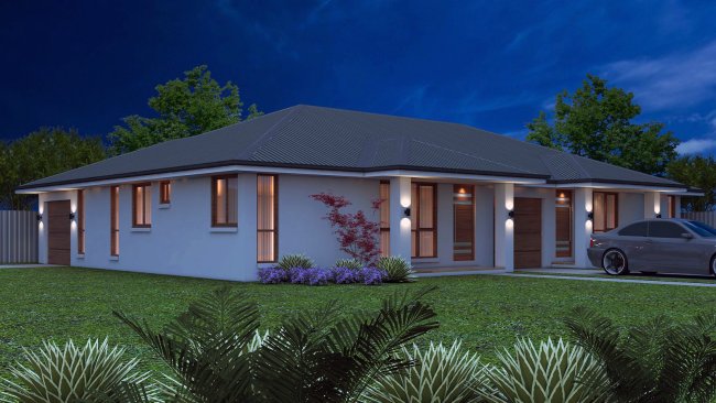 corner lot duplex designs