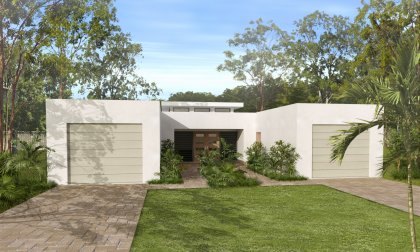 3 Bed + Study or 4 Bed House Plan