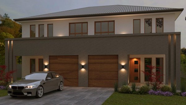 two storey duplex plans