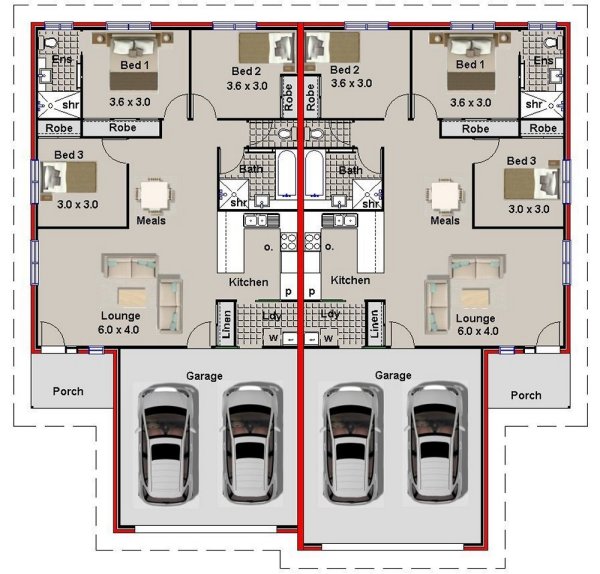 duplex home plans
