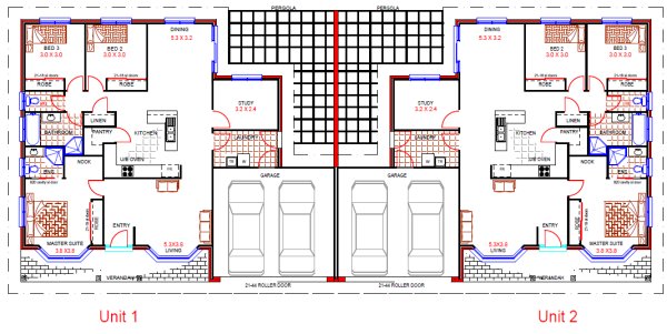 duplex designs floor plans