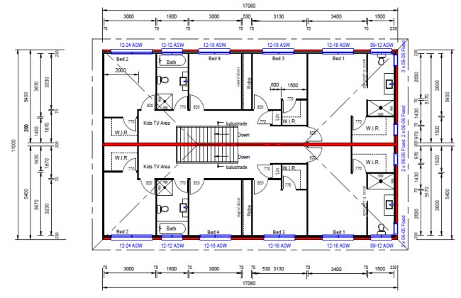 Australian townhouse for sloping land