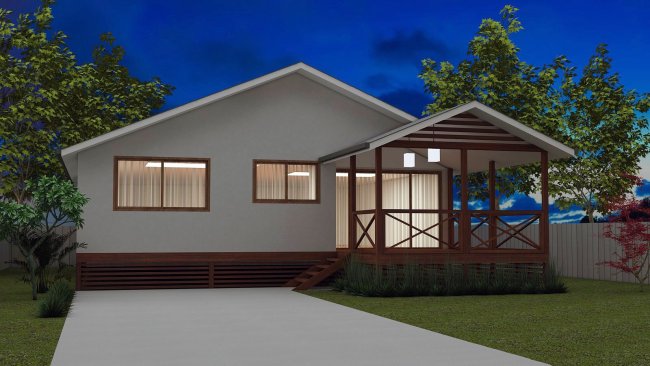 3 Bedroom home design